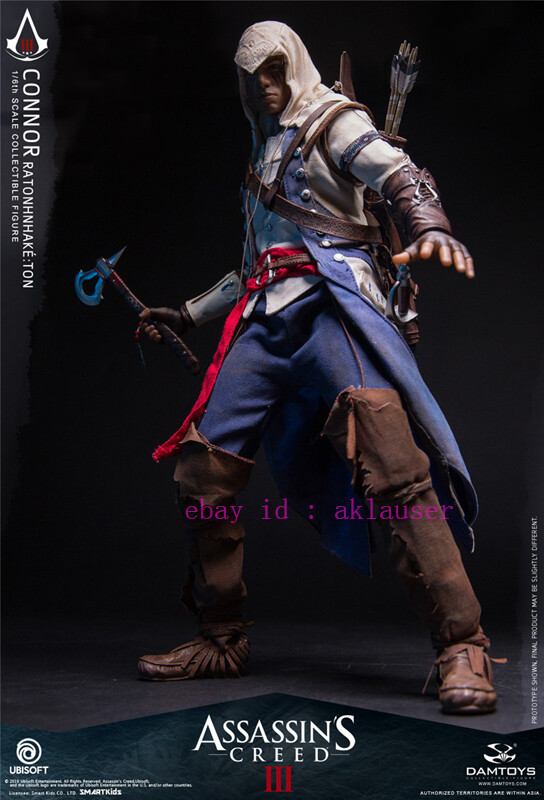Damtoys 1/6 Dms010 Connor Ratohnhake:Ton Action Figure Toy In
