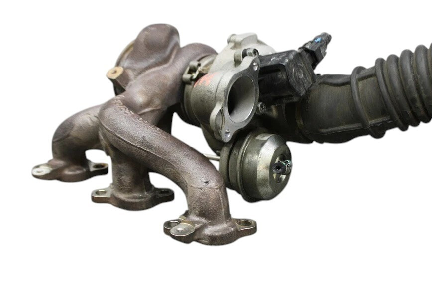 14-20 Maserati Ghibli Front Left Side Turbo Charger Turbocharger Manifold Oem