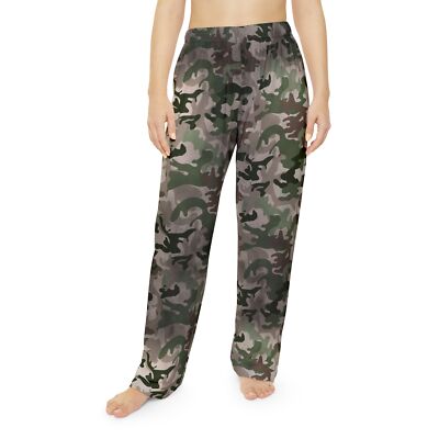 Military Camo Pjs Womens Camoflauge Women's Pajama Pants Cozy