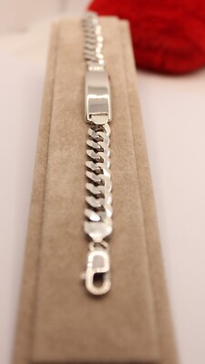 ARMBAND KLUMPEN SILBER GLATTE PLATTE 21 cm 10x50 gr. 25,50 EXPLOIT