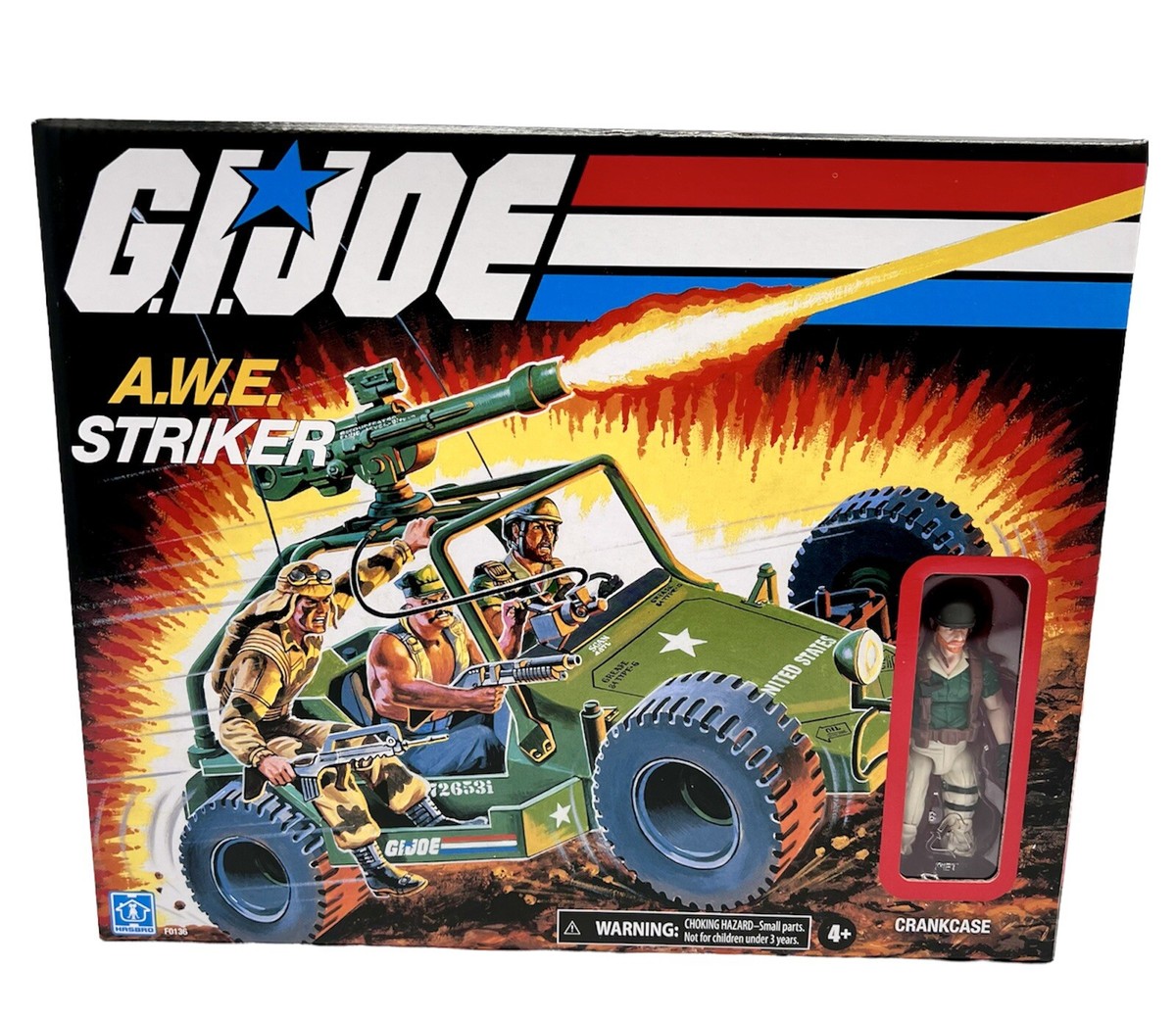 G.I.ジョー クラシファイド 車 AWEストライカー クランクケース 1/12 G.I. Joe Action Figure Retro A.W.E. Striker Vehicle Crankcase Set