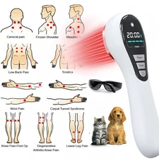 Cold Laser Pet Disease Therapy Device Red Light Vet Device Joint Pain Relief US
