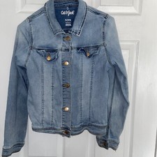 Cat Jack Denim Jacket Girls Size 14/16