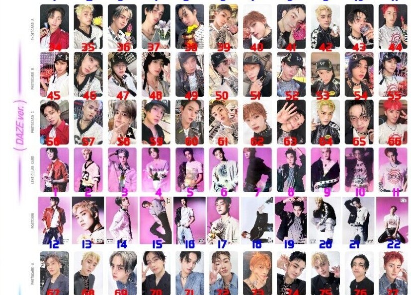the boyzファルトレカ ヒョンジュン まとめ売り❤︎バラ売り可 TBZ The Boyz Album Phantasy Pt2 Sixth Sense platform Ver Photocard