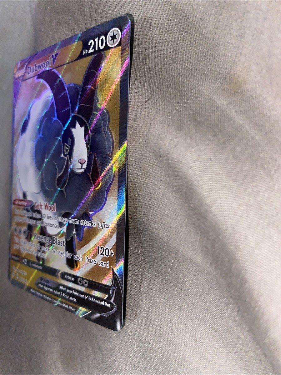 Dubwool V 188/192 Rebel Clash NM Full Art Ultra Rare Pokemon Card