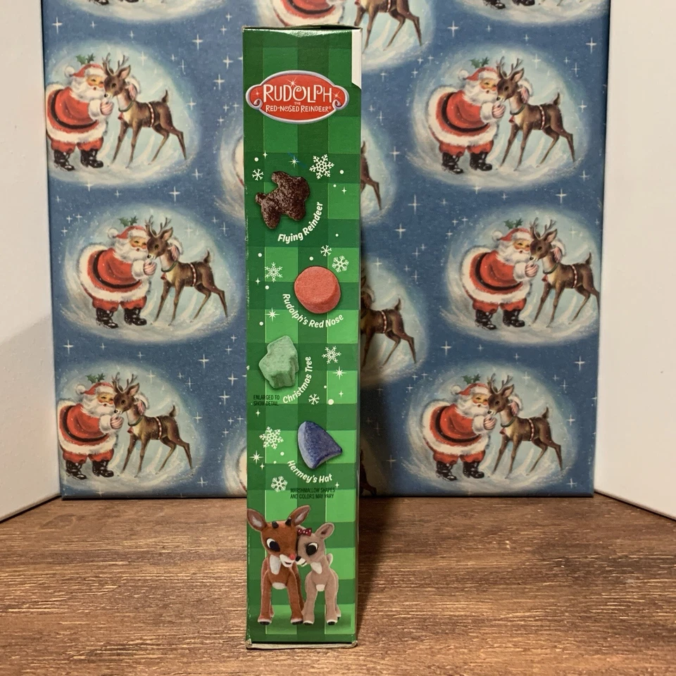 General Mills RUDOLPH The Red-Nosed Reindeer LIMITED EDITION Cereal 11.2 Oz — 第 3/4 张图片