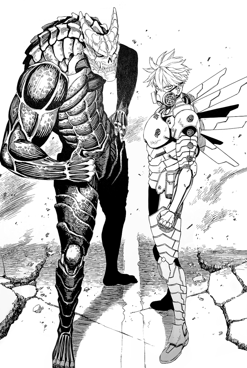 Kaiju No. 8 Tribute sketch by Yukinobu Tatsu - 11x17