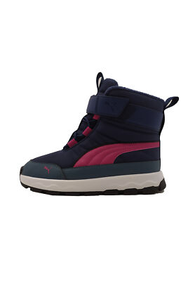 Puma Evolve Boot AC+PS Unisex Kinder Sneaker gefüttert blau 392645