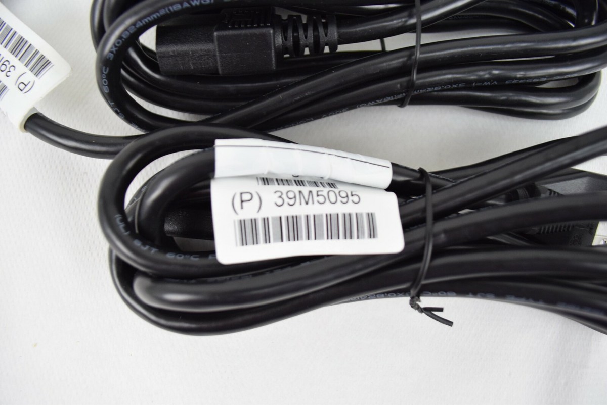 LongWell 39M5095 Power Cords EC H19160P 10A 250V Lot of 3 | eBay
