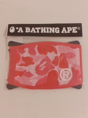 A Bathing Ape Bape ABC Pink Gesichtsmaske 1E20182054