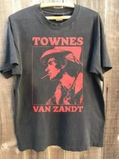 Townes Van Zandt "Felix" Cotton Charcoal Unisex T-shirt Men Women S-5XL