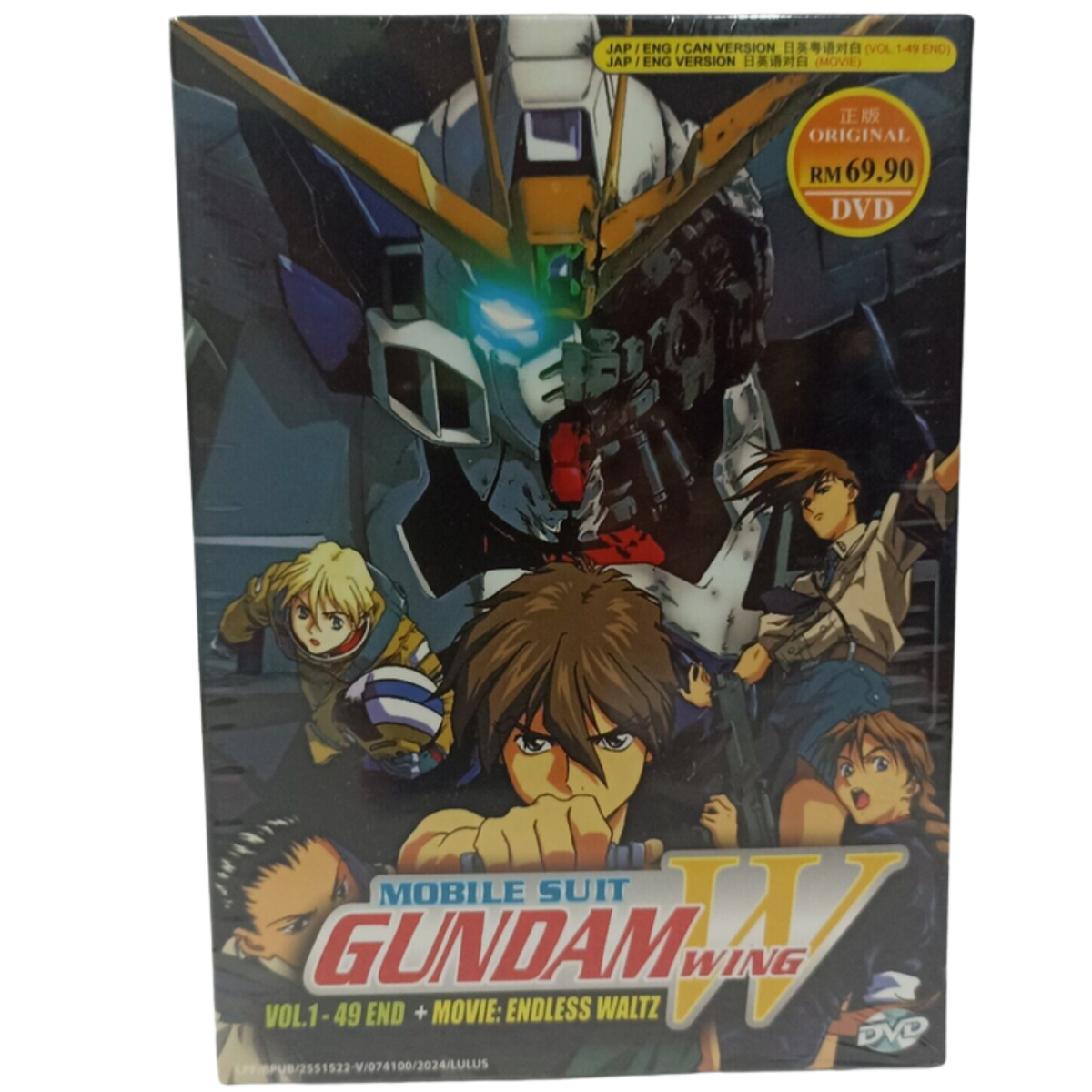 Anime DVD Mobile Suit Gundam Wing Complete Edition Vol. 1-49 End +