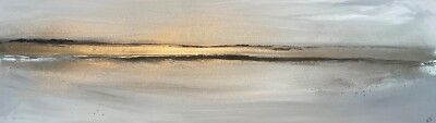 Atemberaubendes Leinwandbild in Grau und Schwarz