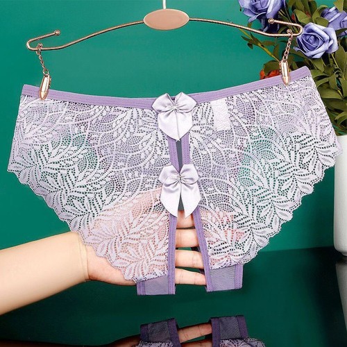 Womens Panties All Seasons Breathable Crotchless Lingerie Nylon Slimming - Picture 2 of 24