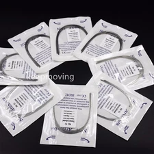 Dental Orthodontic Niti Heat Thermal Activated Arch Wire Rectangular 1 Pk/10 Pcs