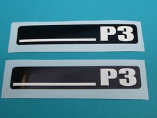 Hercules P3 Trittbrett Aufkleber Herkules Verkleidung Sticker Typenbezeichnung