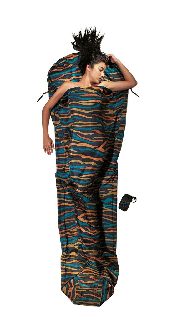 Cocoon 100% Silk Mummy Sleeping Bag Liner - African Night