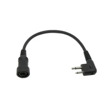 2Pin Mini Din Plug Cable For Motorola Radio GP300/68/88/88S CP150 CP200 CP040