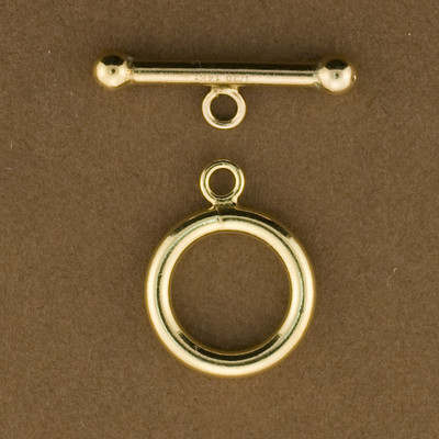 Gold Filled Toggle.1set, GF Clasps,Clasps.12mm, Wholesale Findings, Medium 14kt 