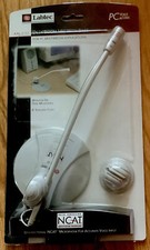 Labtec AM-242 Cable Consumer Microphone Desk Boom Mic w/ Base NCAT New N Package