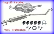 Abgasanlage Auspuff für Opel Astra G 1.4i 16V & 1.6i 8V Stufenheck T98/NB + Kit