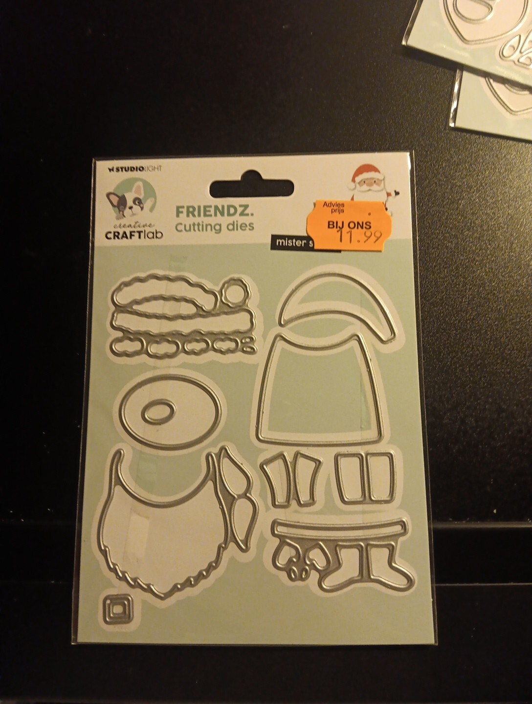 CUTTING DIES FOR SCRAPBOOKING  NEW (JJ474)   FRIENDZ MISTER SANTA