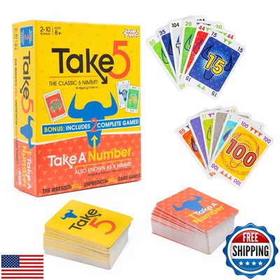 AMIGO Games Take 5 and Take a Number   Two Complete Games in One   Take 5 is 