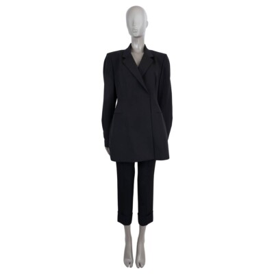 ジャケット Alaia wool gabardine double-breasted jacket Alaïa Archetypes Double-Breasted Stretch-Gabardine Jacket in