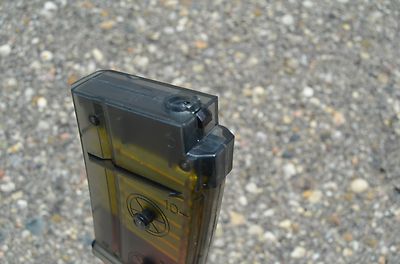 TWO Double Eagle M82P Sig 552 Airsoft Magazine Stackable Spare Clip 30 BB Cap 