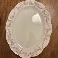 Theodore Haviland New York Varenne 16" Oval Serving Platter with Well