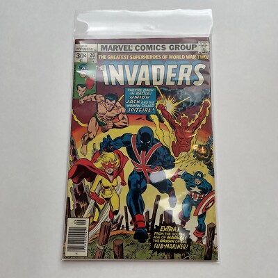 The Invaders, Union Jack First Appearance Issue #20 (Comic Book,Copper Age,1977)