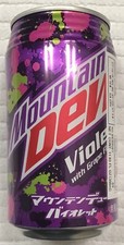 Mountain Dew Violet With Grape Flavor Super Rare Unopened Fye Japan Import