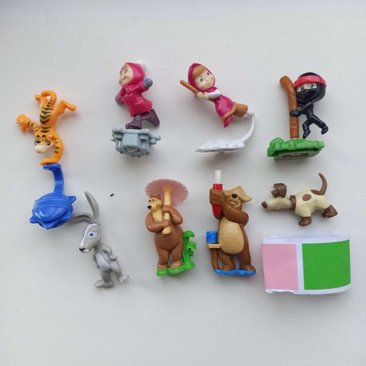 masha様 Masha and the bear, 5, 2018, Kinder Surprise, Full set, SE302