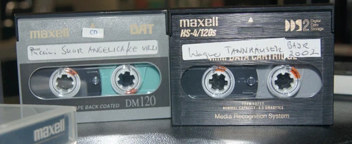 10x MAXELL DATA STORAGE - DM 120 - HS-4/120s - 1x BESPIELT - KASSETTEN - DAT