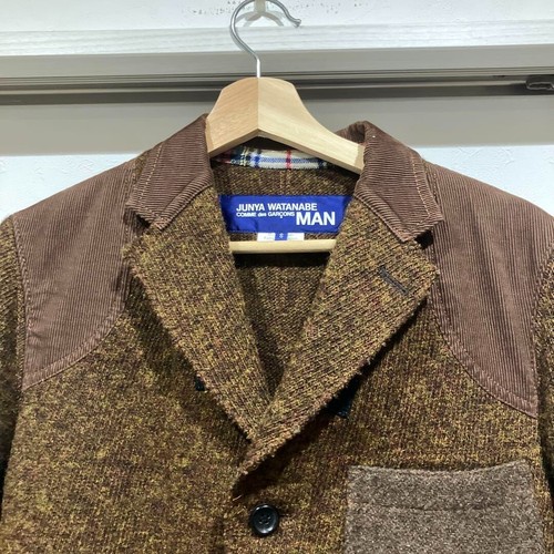 Jacket Blouson Men Size S Brown COMME des GARCONS JUNYA WATANABE MAN Tailored!!! - Picture 4 of 8
