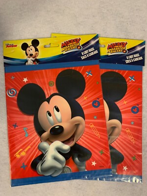 Mickey Mouse Roadster  Unique Party Supplies, Treat Bags,  Loot Bags 16-Count 