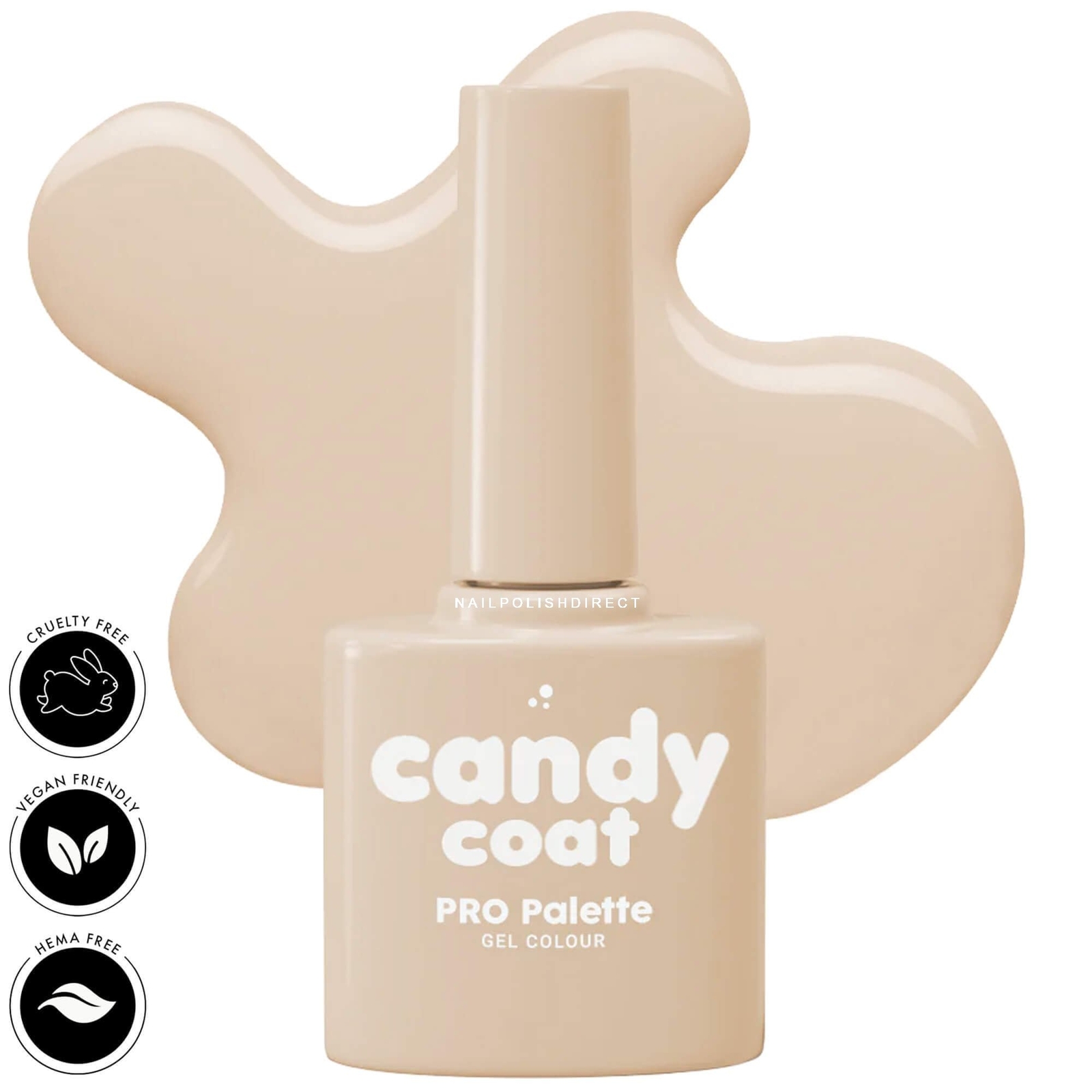 Candy Coat Pro Palette - Hema Free Gel Polish - Belle 10ml