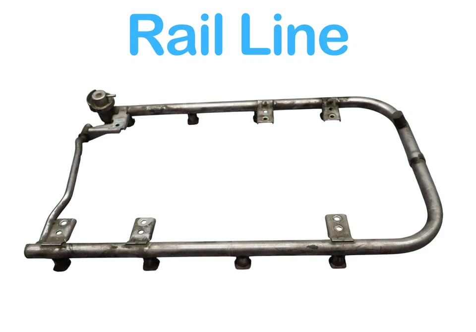 Línea de riel de inyección de combustible 90-99 Mercedes R129 SL500 500SL S500 M119 OEM Foto 3 de 4