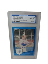 🔥1989 ProCards - Larry Walker (RC) Minor League Team Sets #1239 Indians PGS 8