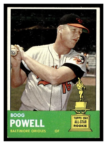 1963 Topps Baseball #398 Boog Powell 63TBB-01