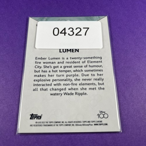 Topps Chrome Disney 2024 Ember Lumen 97 Card Trading Card TCG - Picture 7 of 8