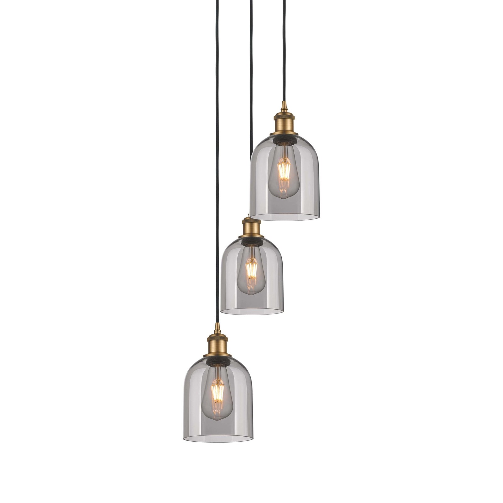 Innovations Lighting 113B-3P-30-12 Bella 3-Light Pendant in Brushed Brass