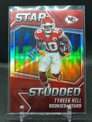 TYREEK HILL 2021 ROOKIES & STARS STAR STUDDED RED #49/99 CHIEFS