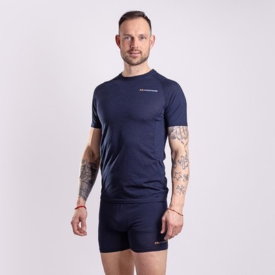 PROGRESS Merinounterwäsche sehr leichtes Merino Mix  T-Shirt Herren Merinoshirt