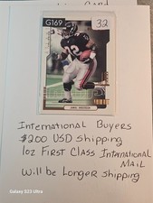 2000 Upper Deck MVP Jamal Anderson #32 Atlanta Falcons - Dirty Bird Legend!