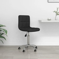 BüRostuhl Drehbar Schwarz Stoff Ergonomisch HöHenverstellbar Chefsessel