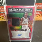 2024-25 Panini Obsidian - Ayo Dosunmu Matrix Material Autographs Chicago Bulls