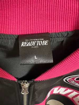 TWICE Ready To Be 5th World Tour Stadium Jacket M Size Black Pink