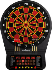 Cricket Pro Tournament-Quality Dartboard with 35 Games and 318 Variations 6 Cri