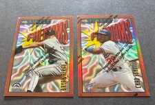 1996 Topps Finest Phenoms Refractor Baseball Card Lot - Hekar, Connie